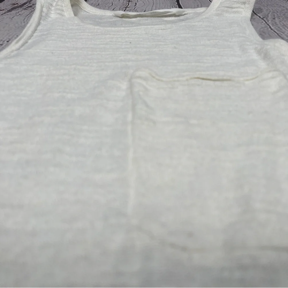 ATHLETA Maven cream beige cotton linen blend lightweight tank top, size XXS - Picture 4 of 14